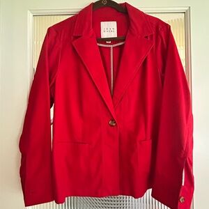 Joan Rivers Vibrant Red Women's Blazer